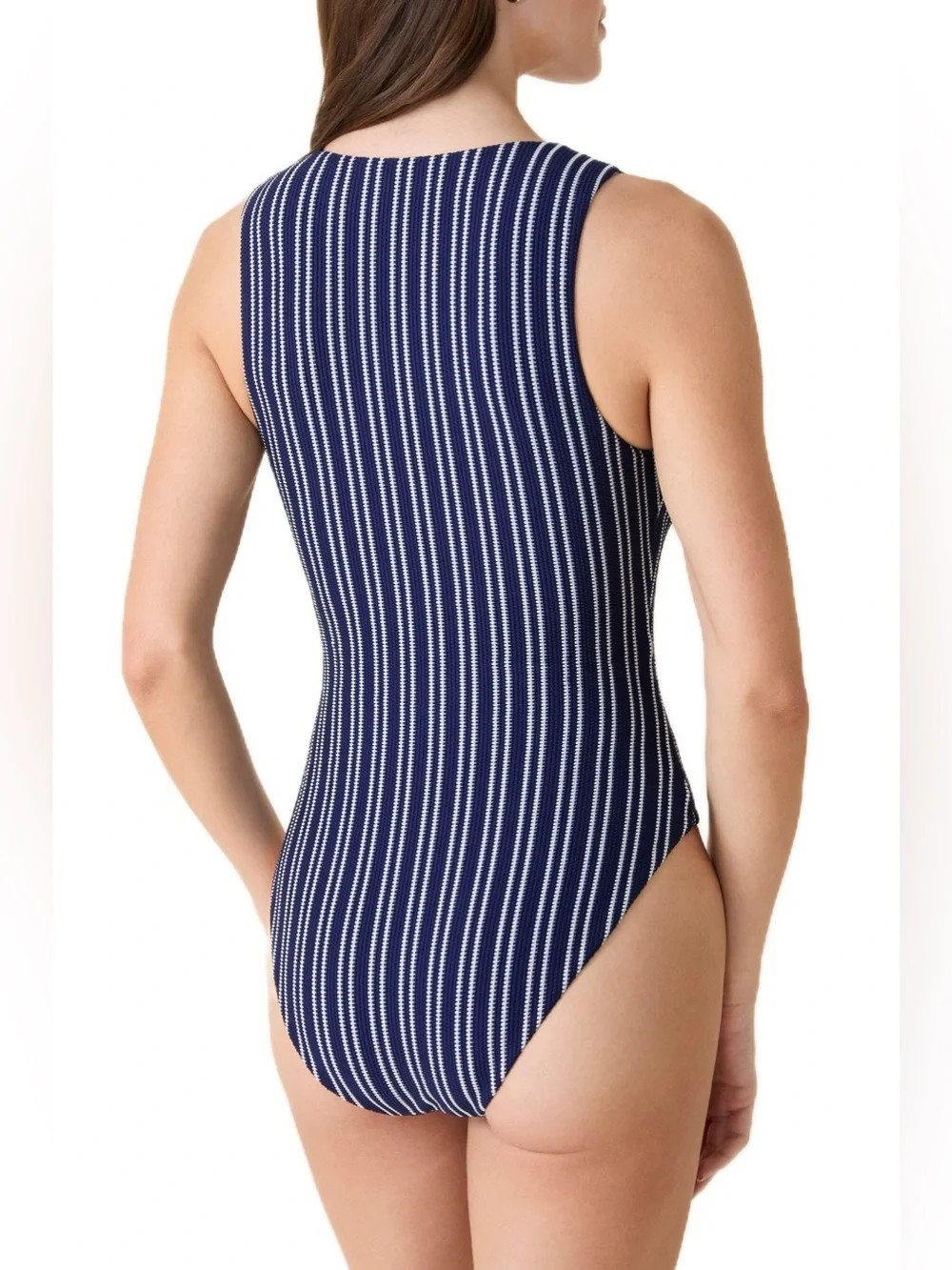 Andie Women's The Malibu Nautical Stripe One-Piece Swimsuit